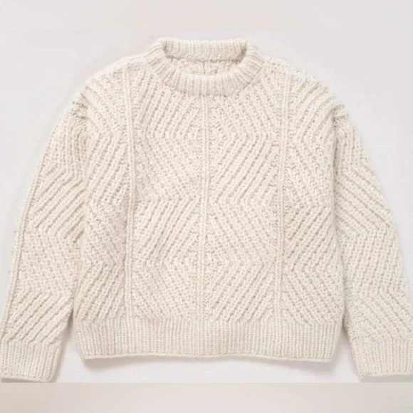 Women's MICAELA GREG Bevel Soft Knit Sweater Sz S $495 - Picture 4 of 6
